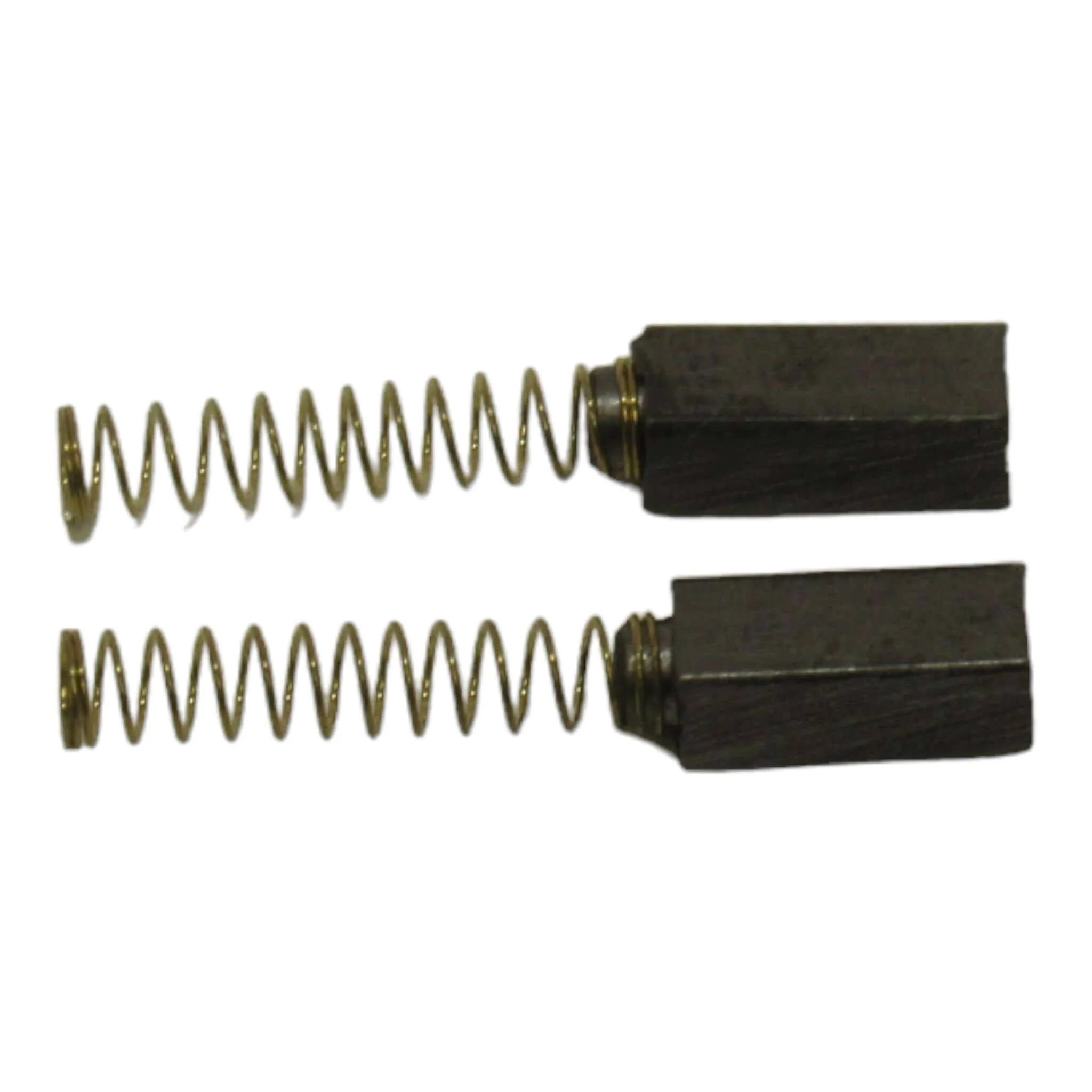 (2) Carbon Motor Brushes Medium Size with Springs 5.3 mm x 4.7 mm x 12 mm - Part # YM4022-P