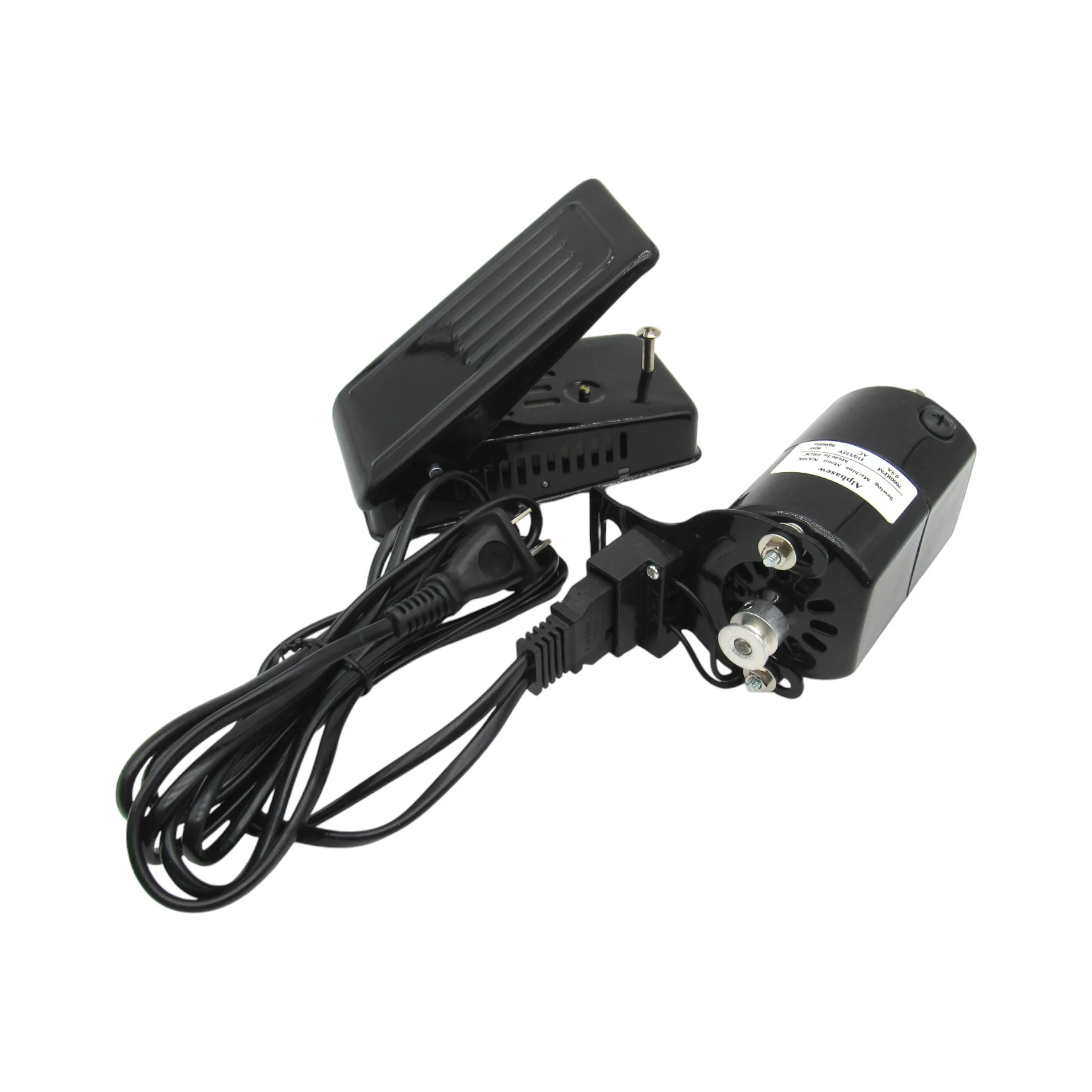 Alphasew AC Motor with Carbon Foot Control - .9 Amp, 7000 RPM, K-Bracket Mount #FM190