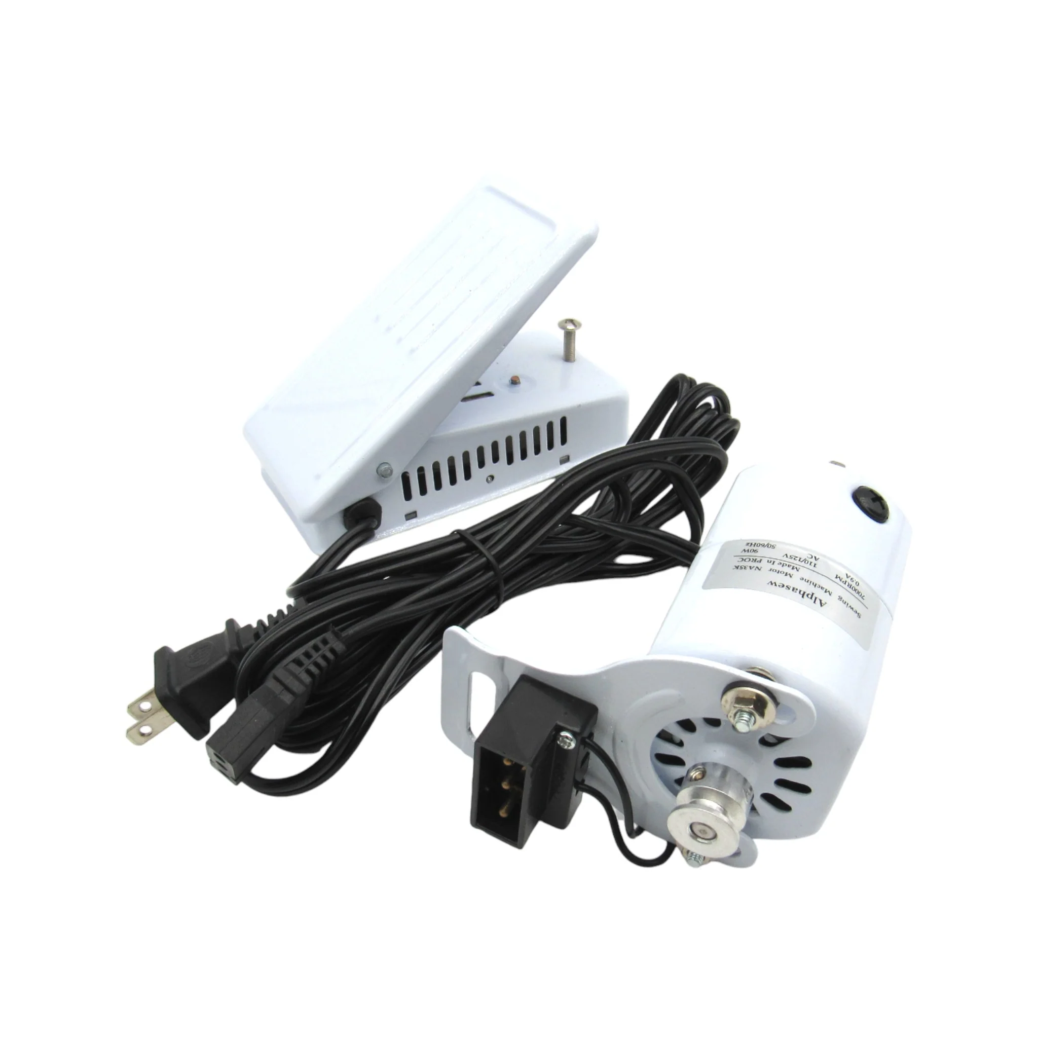 Alphasew AC Motor with Carbon Foot Control - .9 Amp, 7000 RPM, K-Bracket Mount #FM190 - Image 10