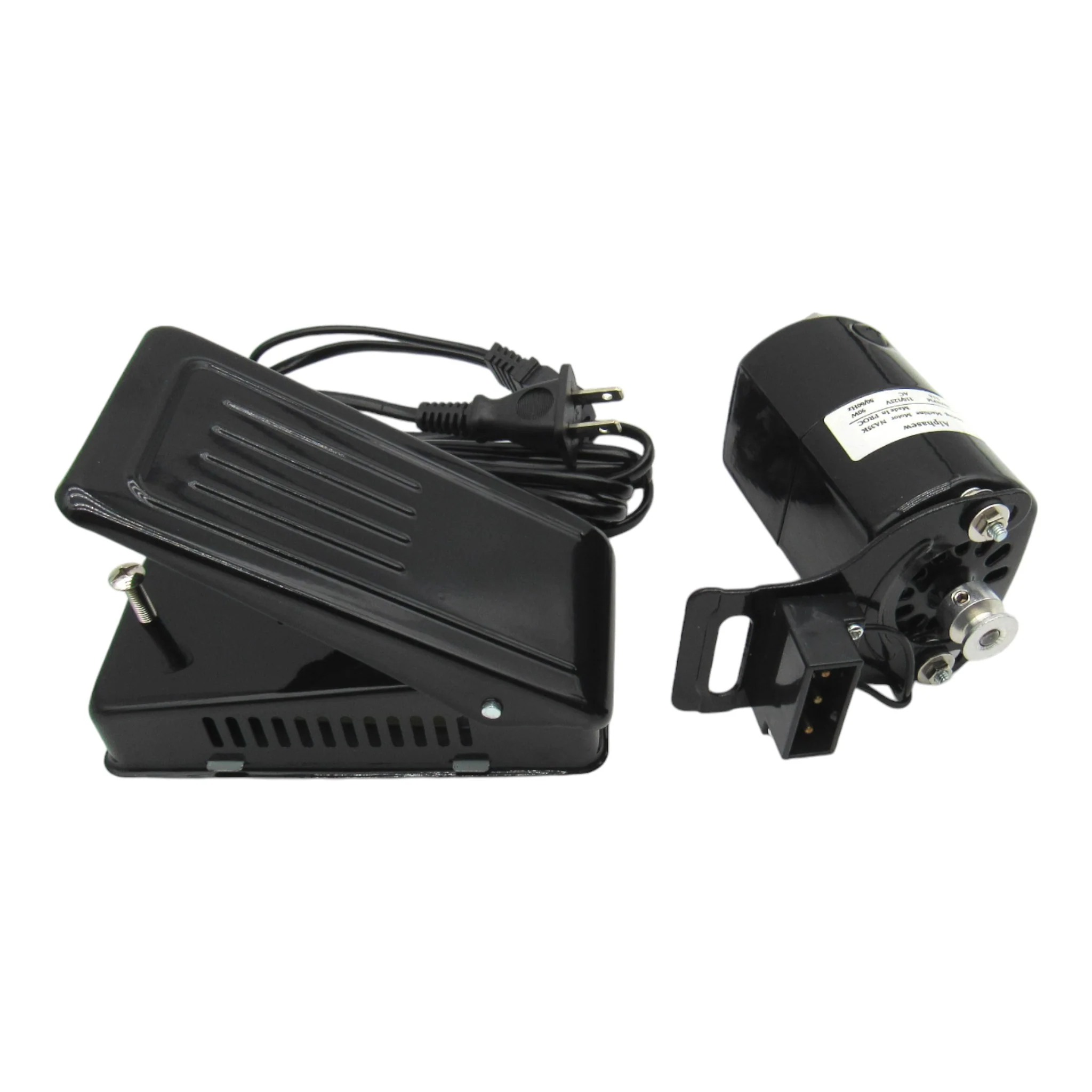 Alphasew AC Motor with Carbon Foot Control - .9 Amp, 7000 RPM, K-Bracket Mount #FM190 - Image 2