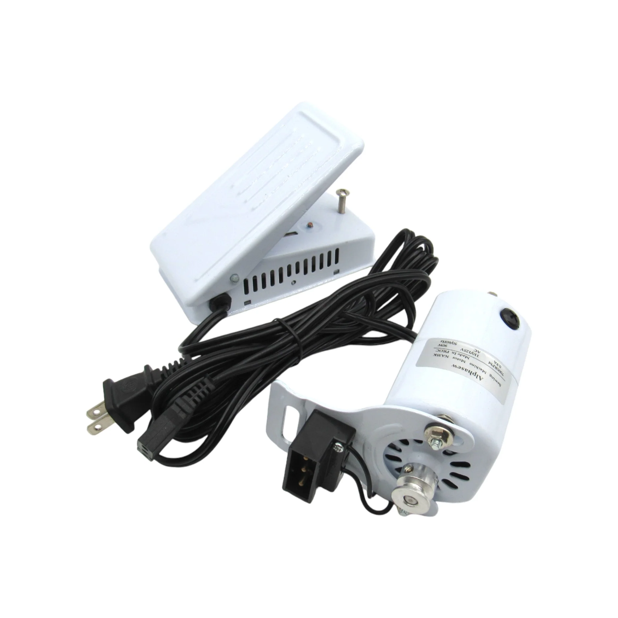 Alphasew AC Motor with Carbon Foot Control - .9 Amp, 7000 RPM, K-Bracket Mount #FM190 - Image 9