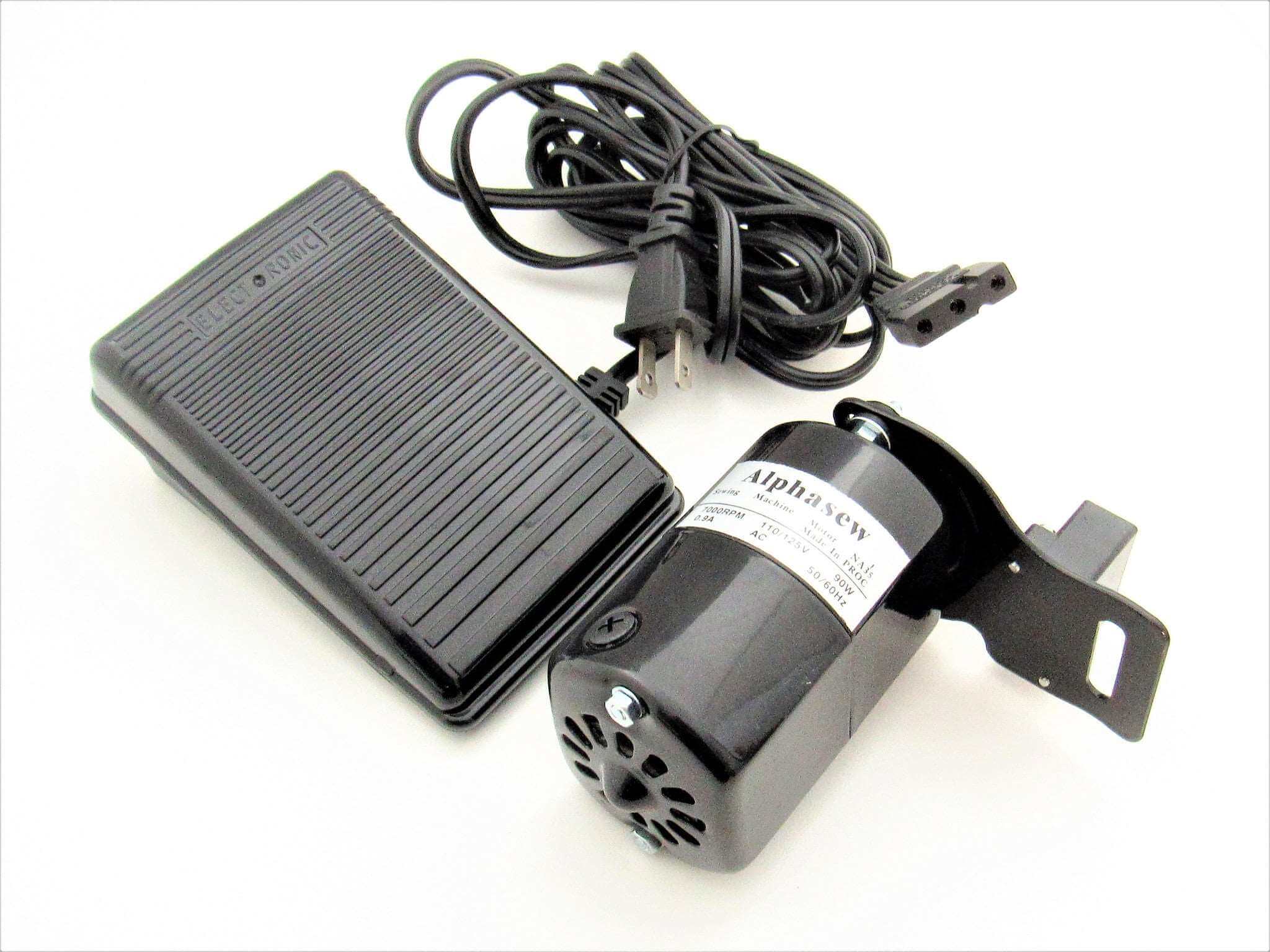 Alphasew AC Motor with Electronic Speed Control - .9 Amp, 7000 RPM, K-Bracket Mount #EM190 - Image 3