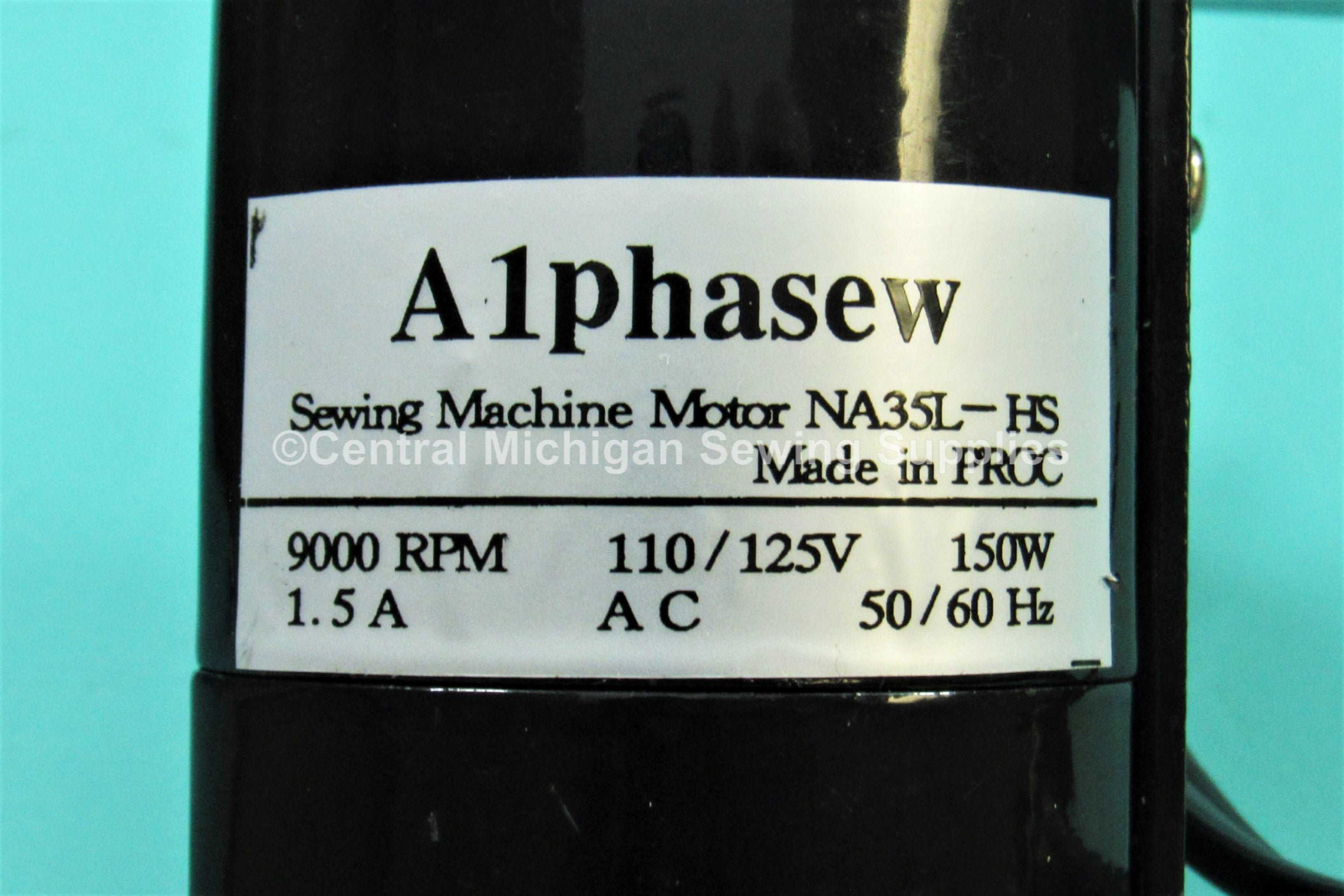 Alphasew Sewing Machine Motor 1.5 AMP - Montgomery Ward URR 185, URR 188, URR 385, UHT J272 - Image 4