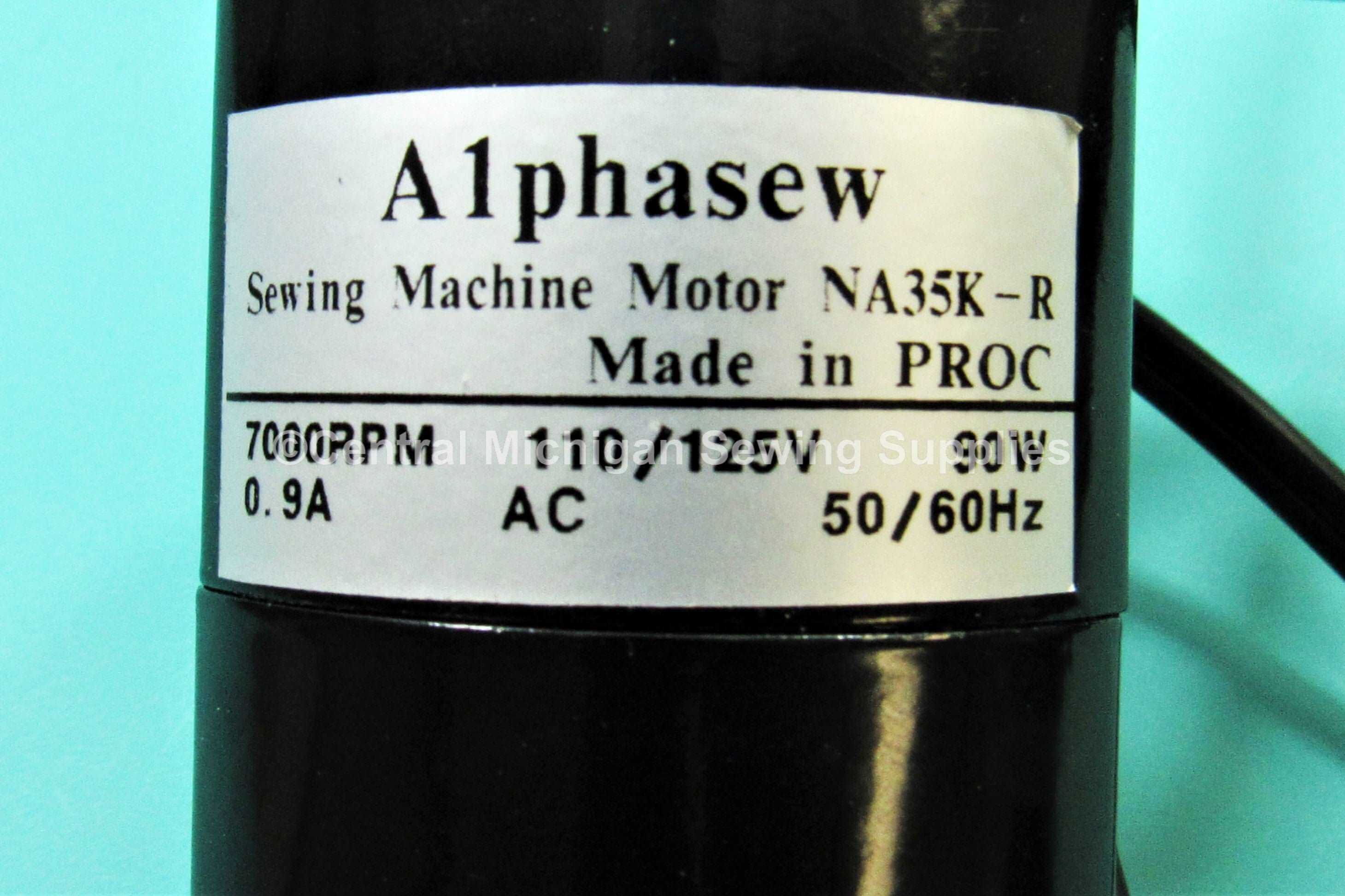 Alphasew Sewing Machine Motor Clockwise Rotation 7000 Rpm .9 Amp K-Bracket - Image 3