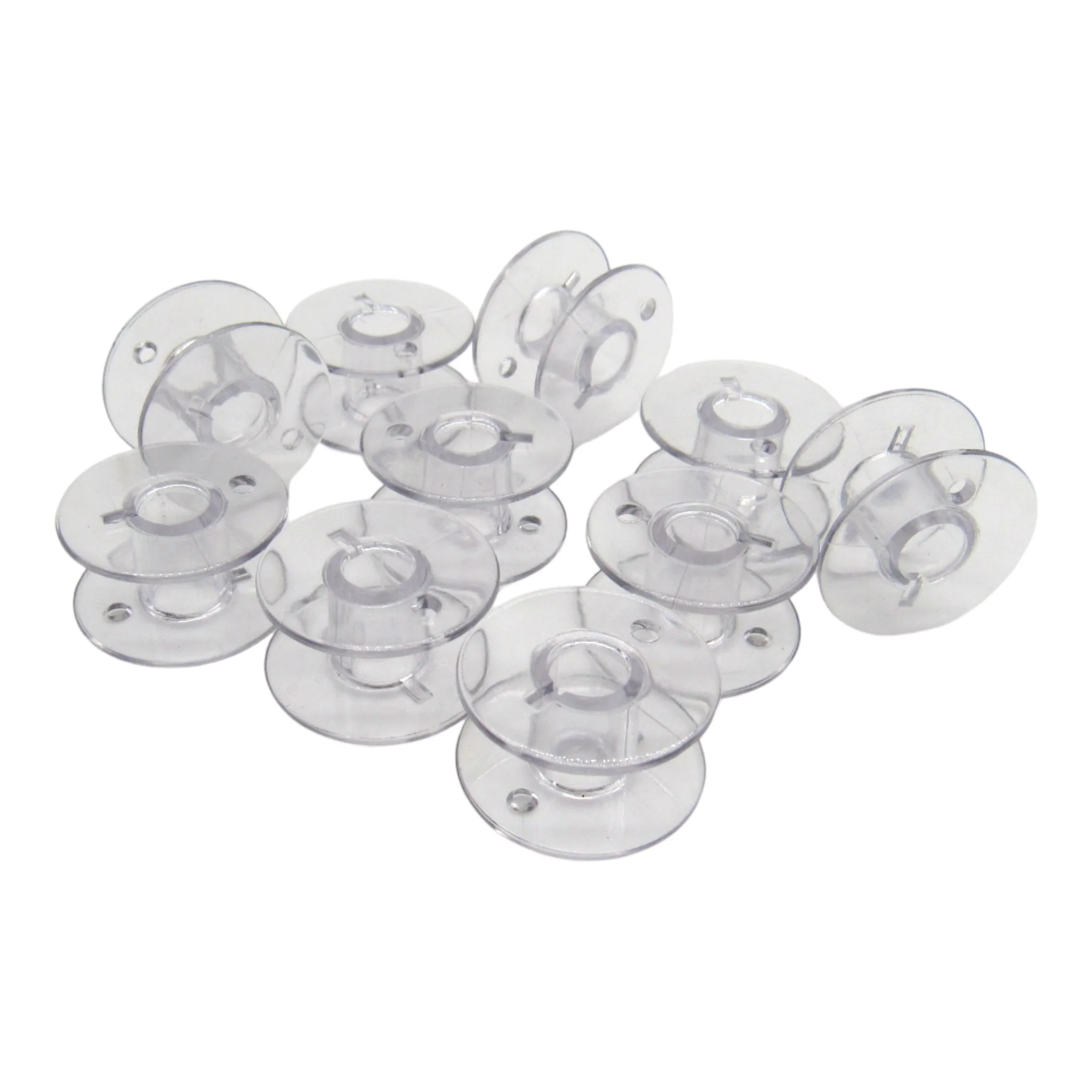 Brother Plastic Bobbins SA156 (10-Pack) - Class 15 Clear Bobbins - Part X52800150 for Brother Babylock - Image 7