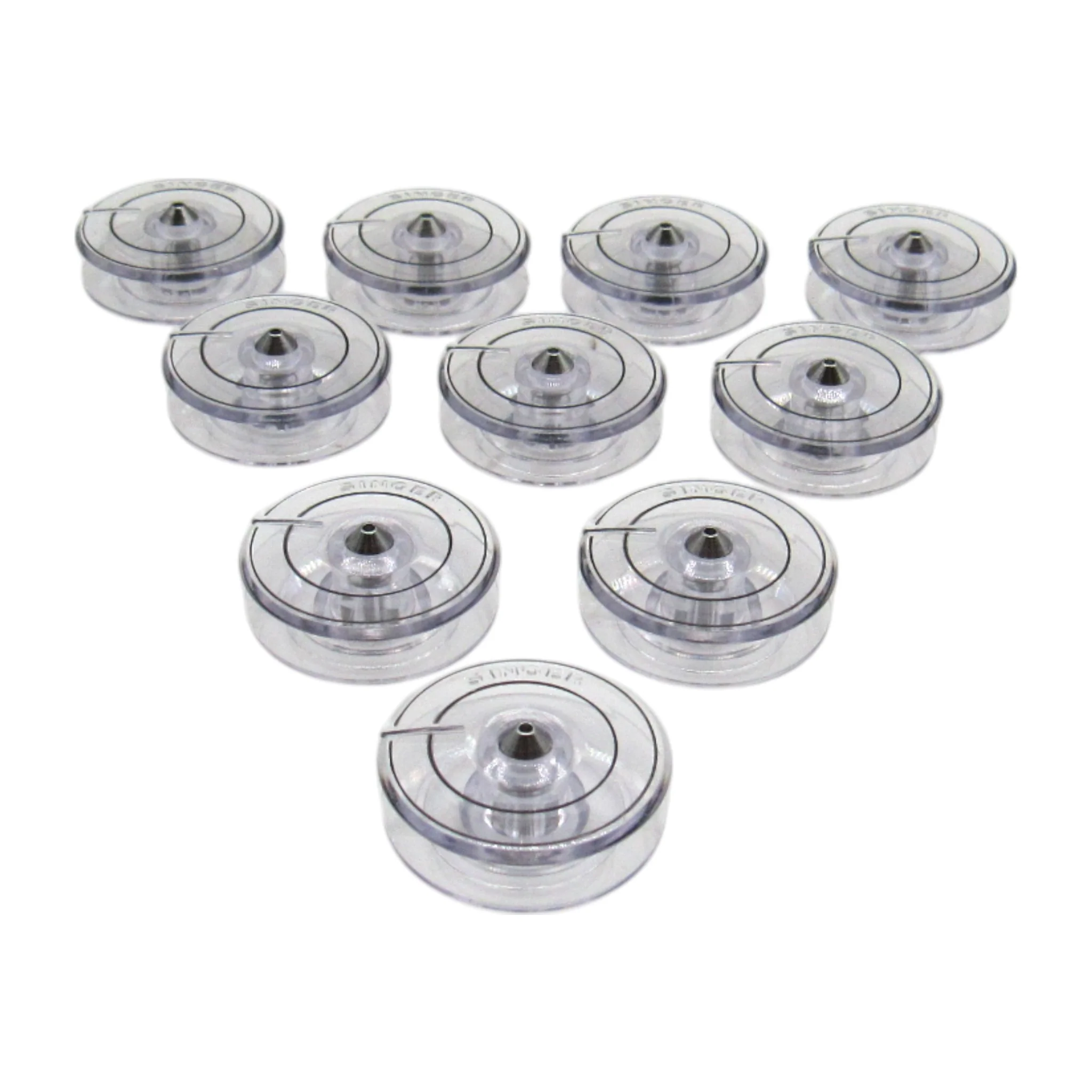 Genuine Singer Centaur Plastic Bobbins (10-Pack) - Part 312956-S - Original OEM Bobbins with Metal Hub - Image 5