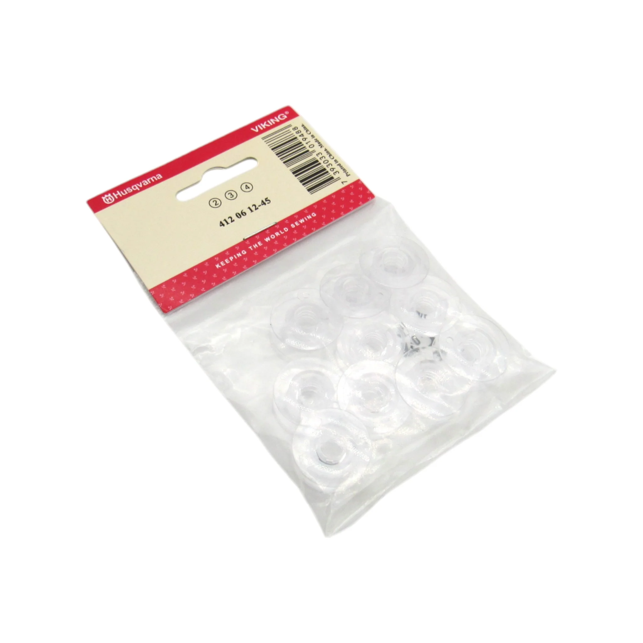 Genuine Viking Plastic Bobbins (10-Pack) - Part 4120612-45 - Original OEM Bobbins for Husqvarna Viking - Image 3