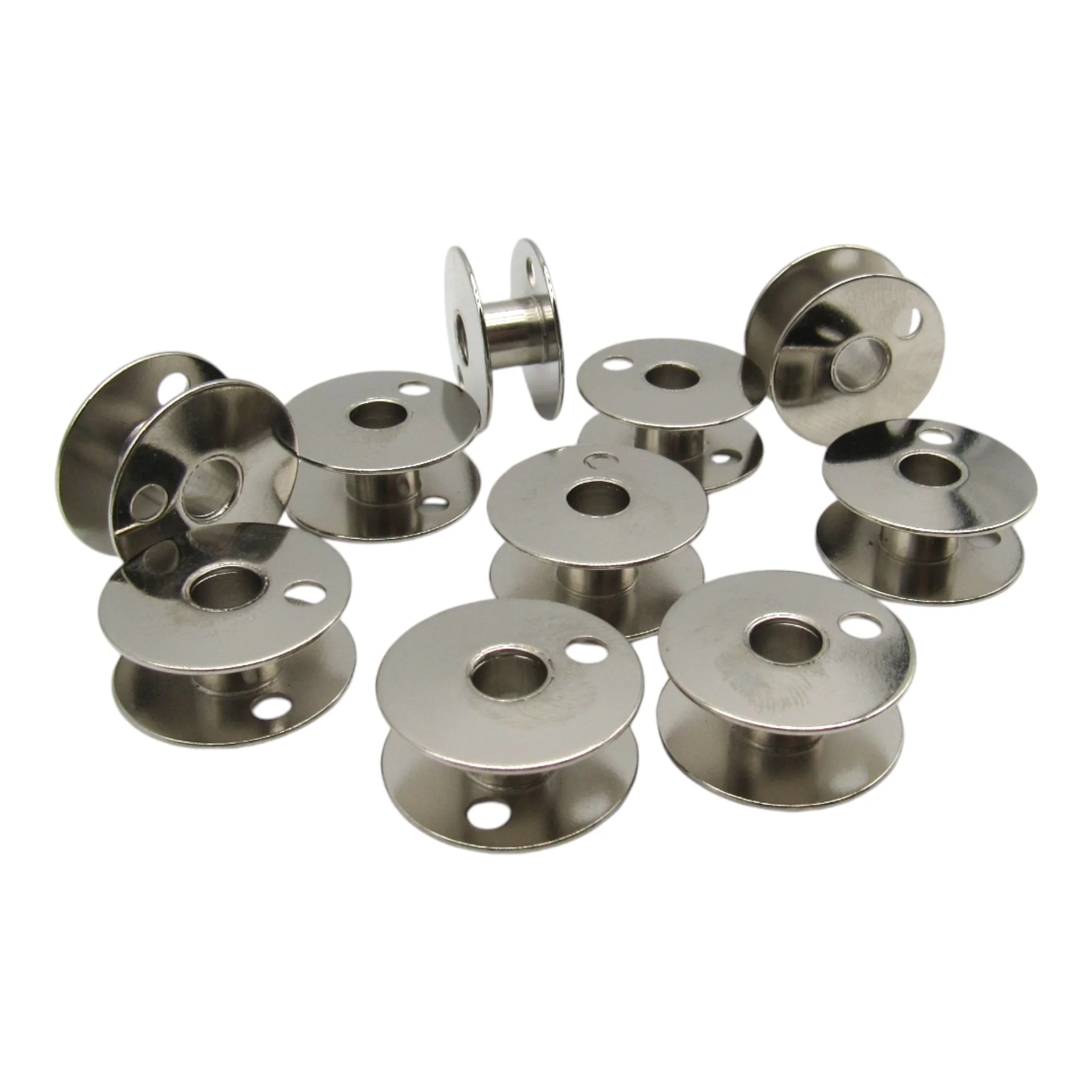 Industrial Metal Bobbins 10-Pack - Singer Part 203470 - One Piece Design for Singer, Consew, Juki - Image 6