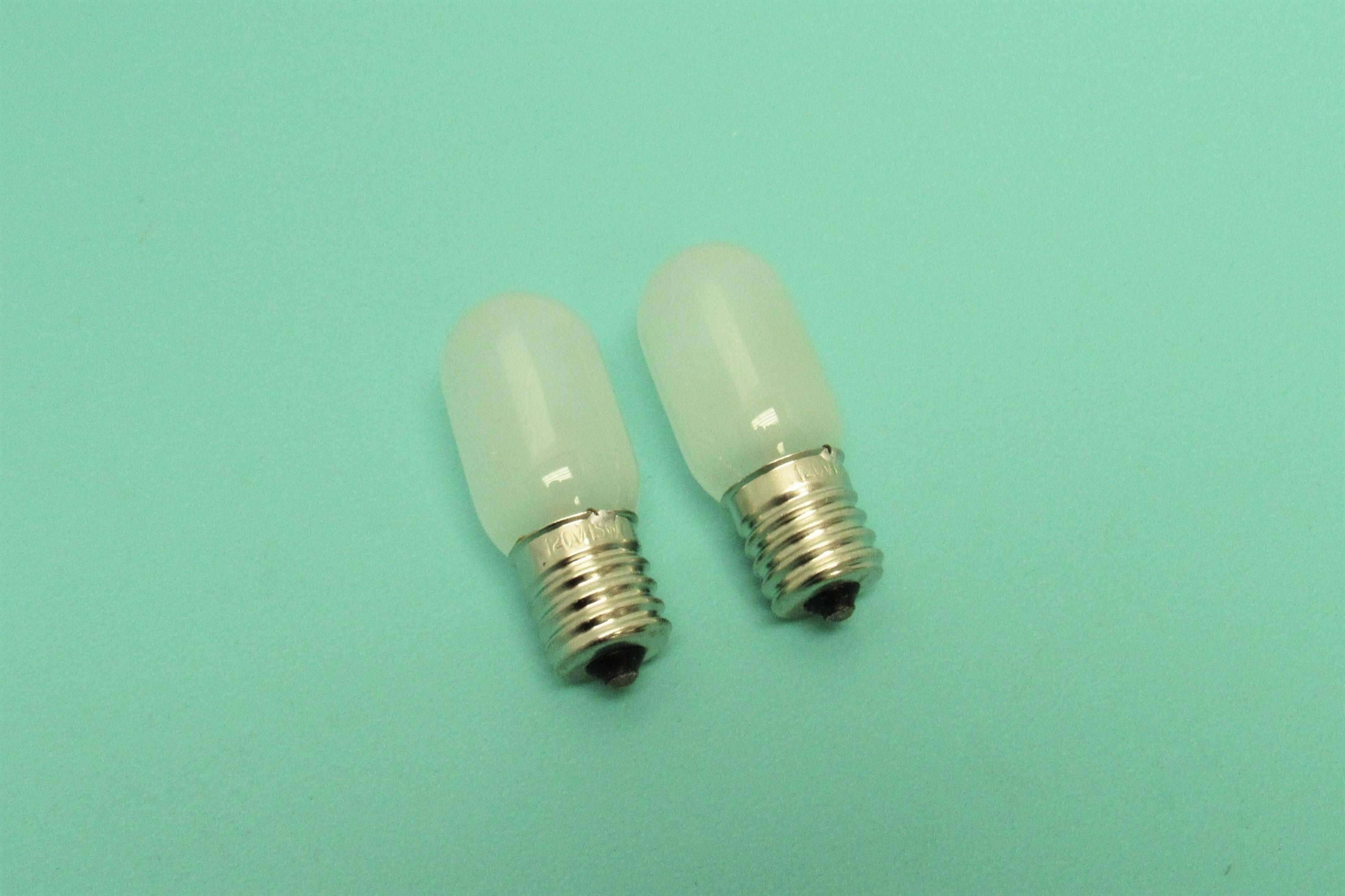 Light Bulbs- Screw In Type 5/8" Base, 15 Watt, 120 Volt Fits Many Models  (Part # 2SCW & 2SCWF) - Image 2