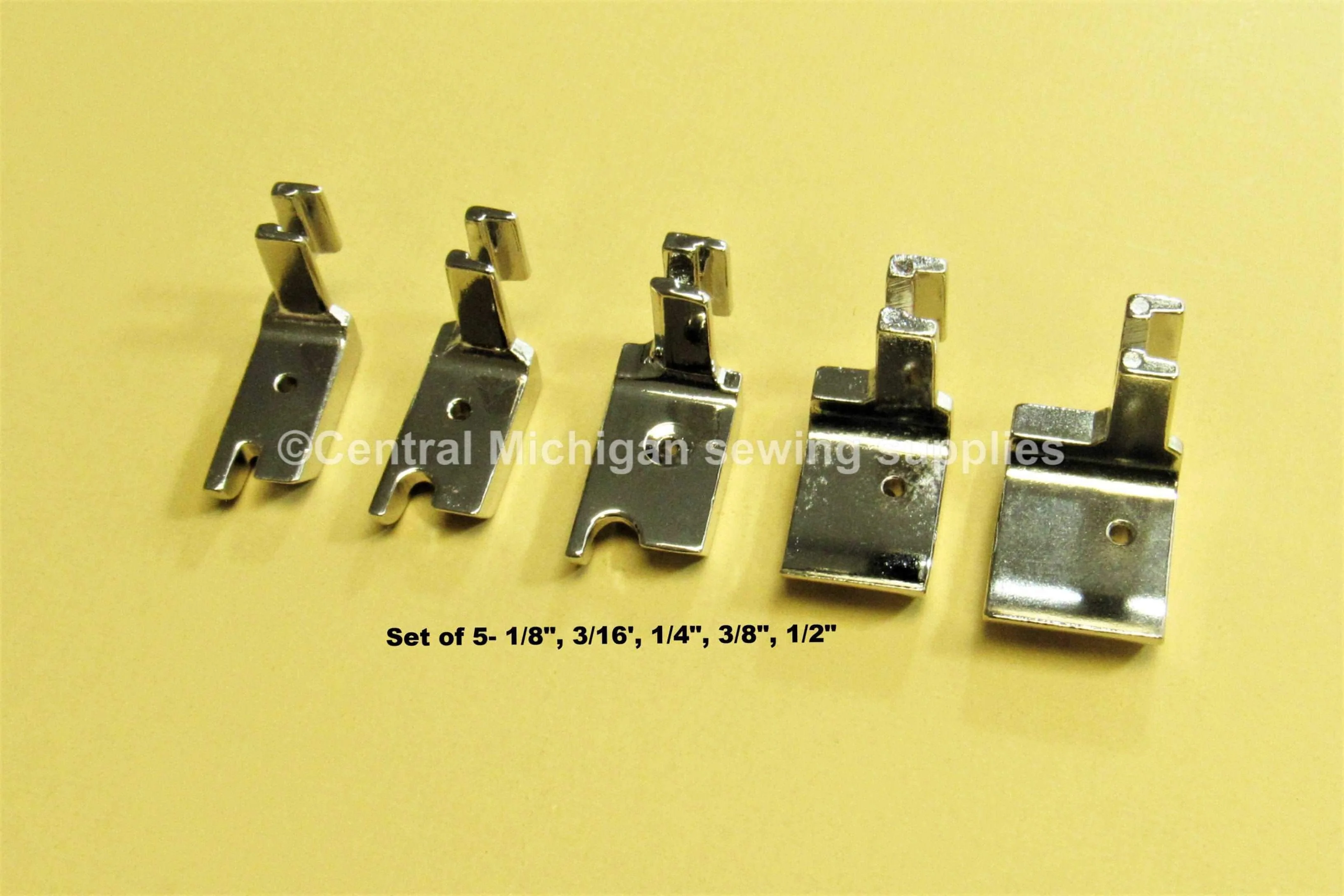 Low Shank Single Cord Welting / Piping Foot 1/8", 3/16", 1/4", 3/8" or 1/2" - Image 7