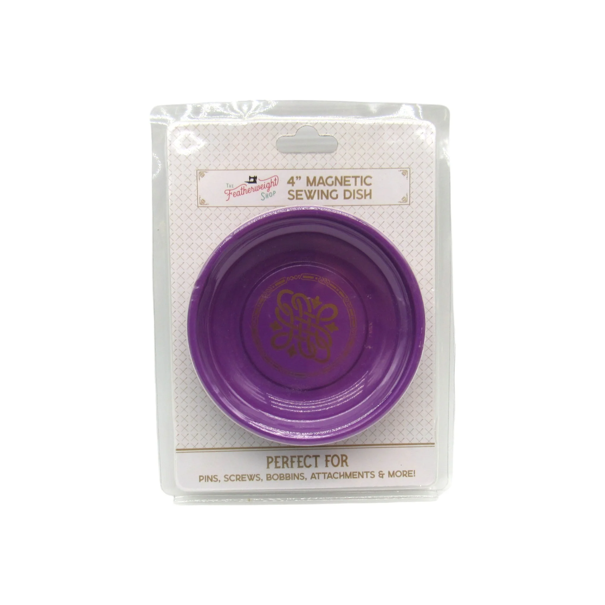 Magnetic Dish for Sewing - 4" Featherweight-Inspired Design - Pins, Screws & Accessories Organizer - Image 6