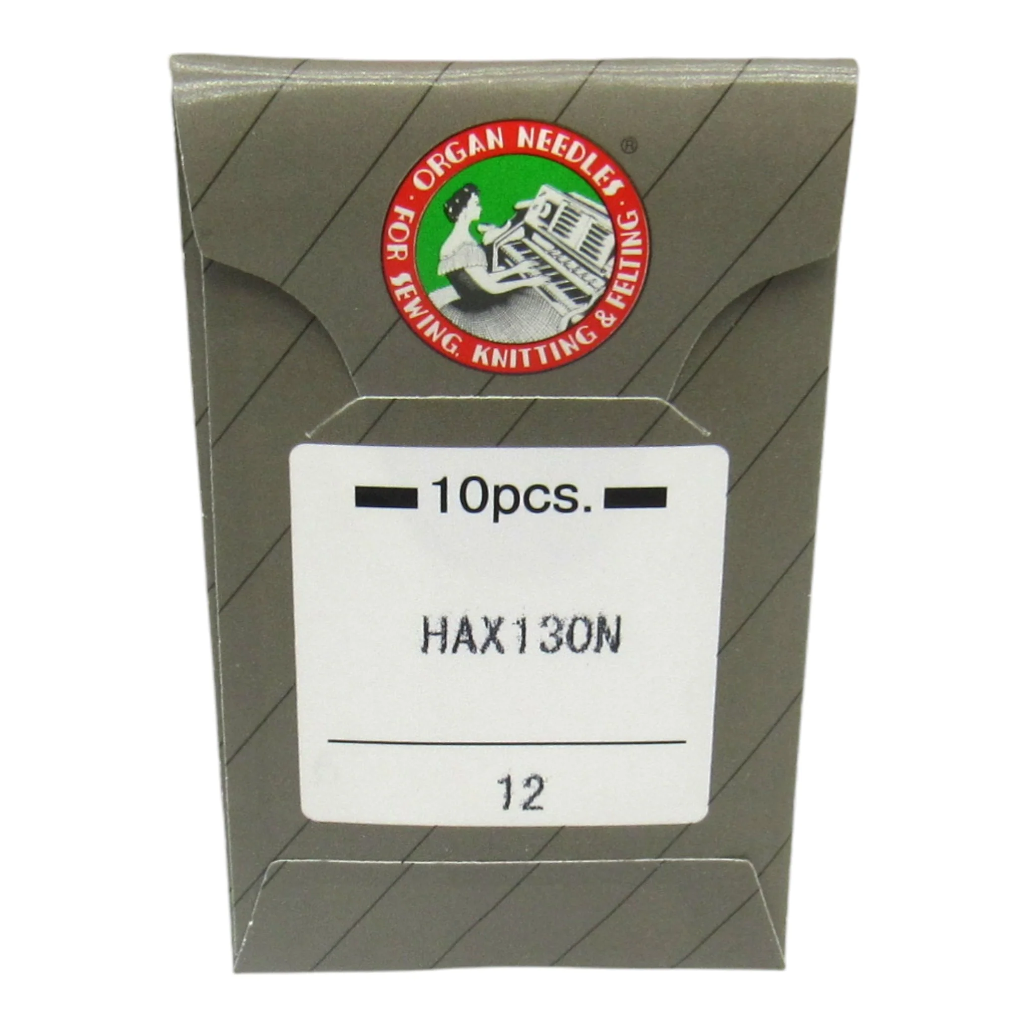Organ HAx130N Top-Stitch/Decorative Needles - Chrome Finish (10-Pack) - Image 2