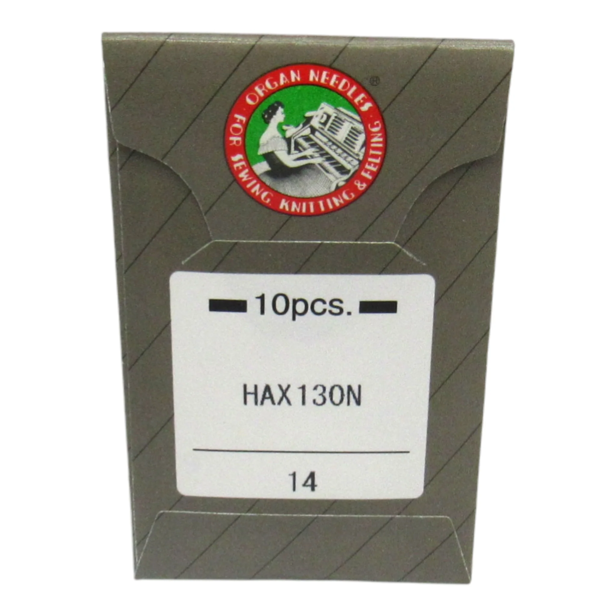 Organ HAx130N Top-Stitch/Decorative Needles - Chrome Finish (10-Pack) - Image 3