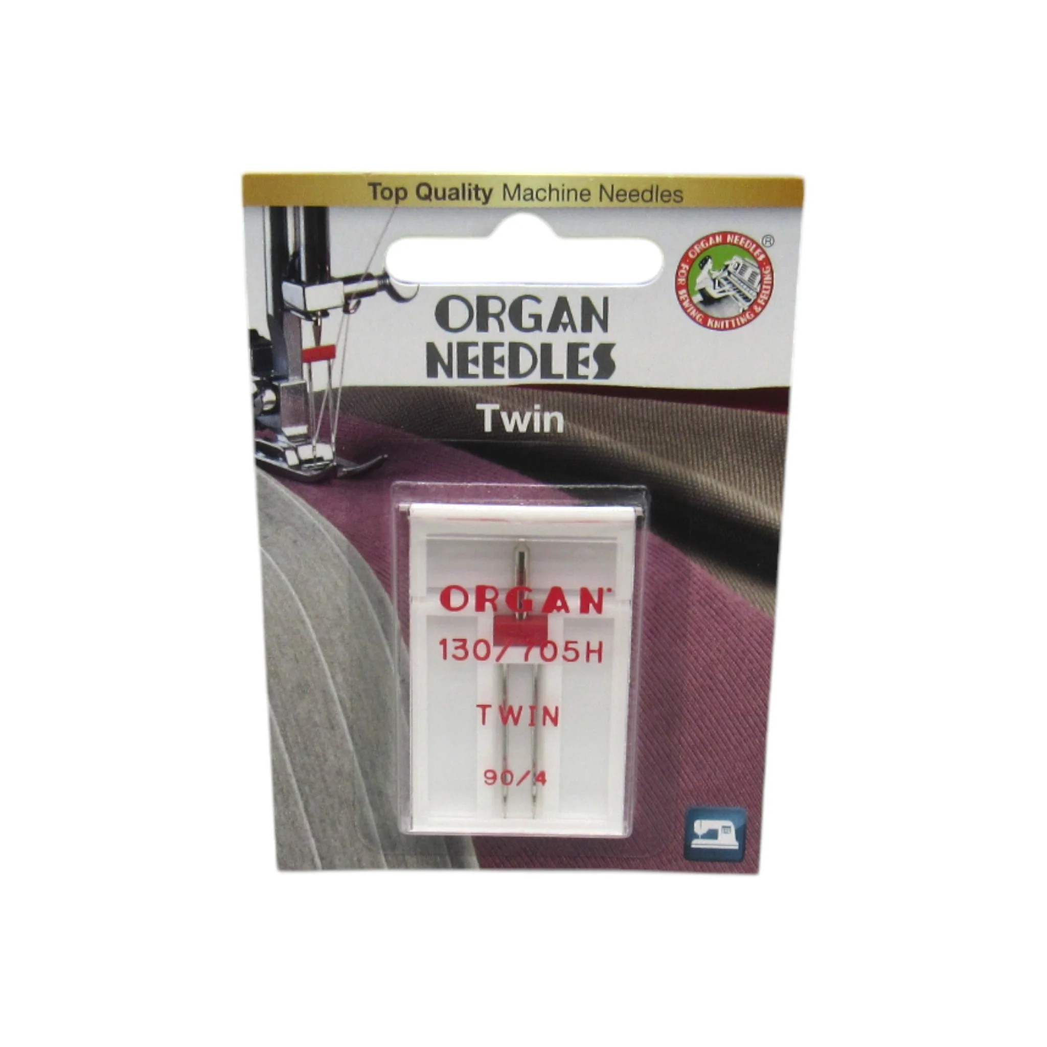 Organ Twin Needle 15x1 - 4.0mm Wide (Sizes 12, 14, 16 Available) - Image 3