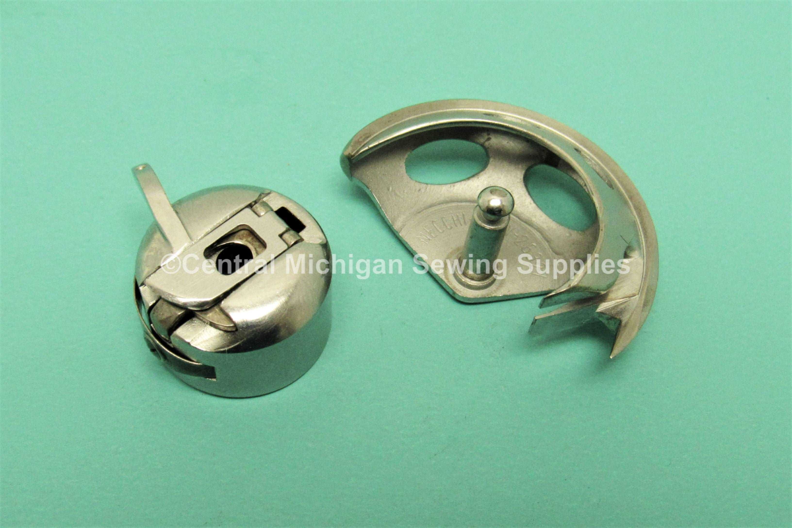 Original Bobbin Case & Hook Fits Necchi SuperNova, Julia, Ultra, Bu Mira, Bu Nova Part # 20176 & 26327