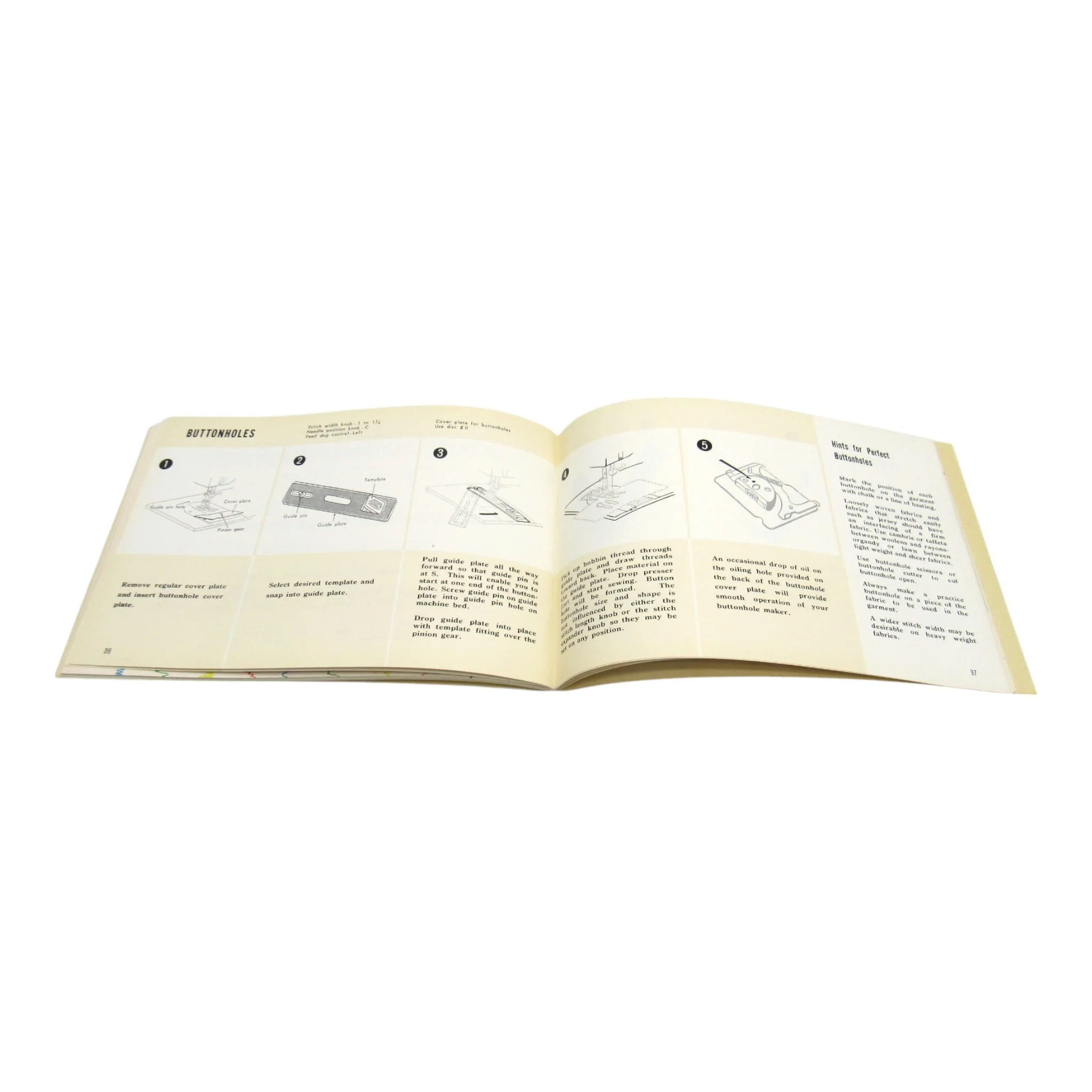 Original Kenmore Model 158.1801 Instruction Manual - Image 4