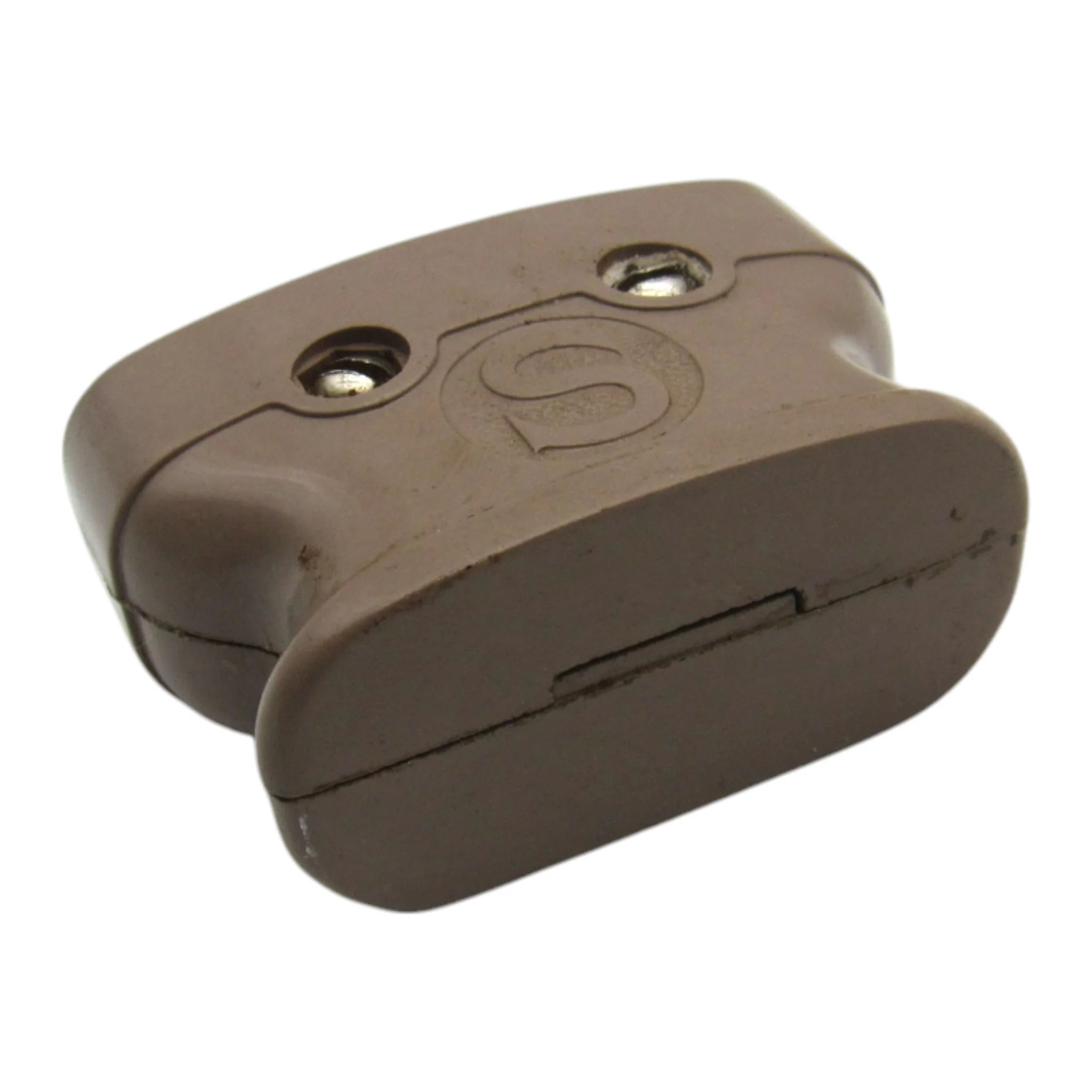 Original Singer BakeLite 3 Pin Receptacle For Single Lead Power Cord - Tan - Image 3