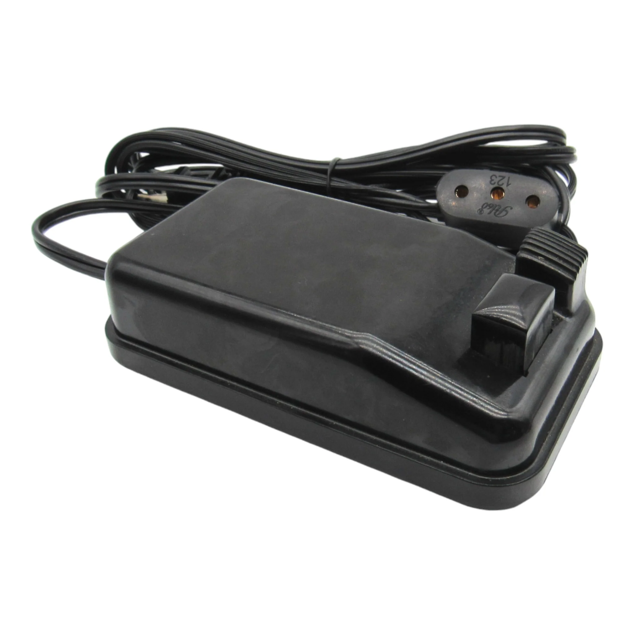 Original Singer Bakelite Foot Control with New Double Lead Power Cord - Models 221, 201, 15-91, 15-90, 15-88, 66, 99