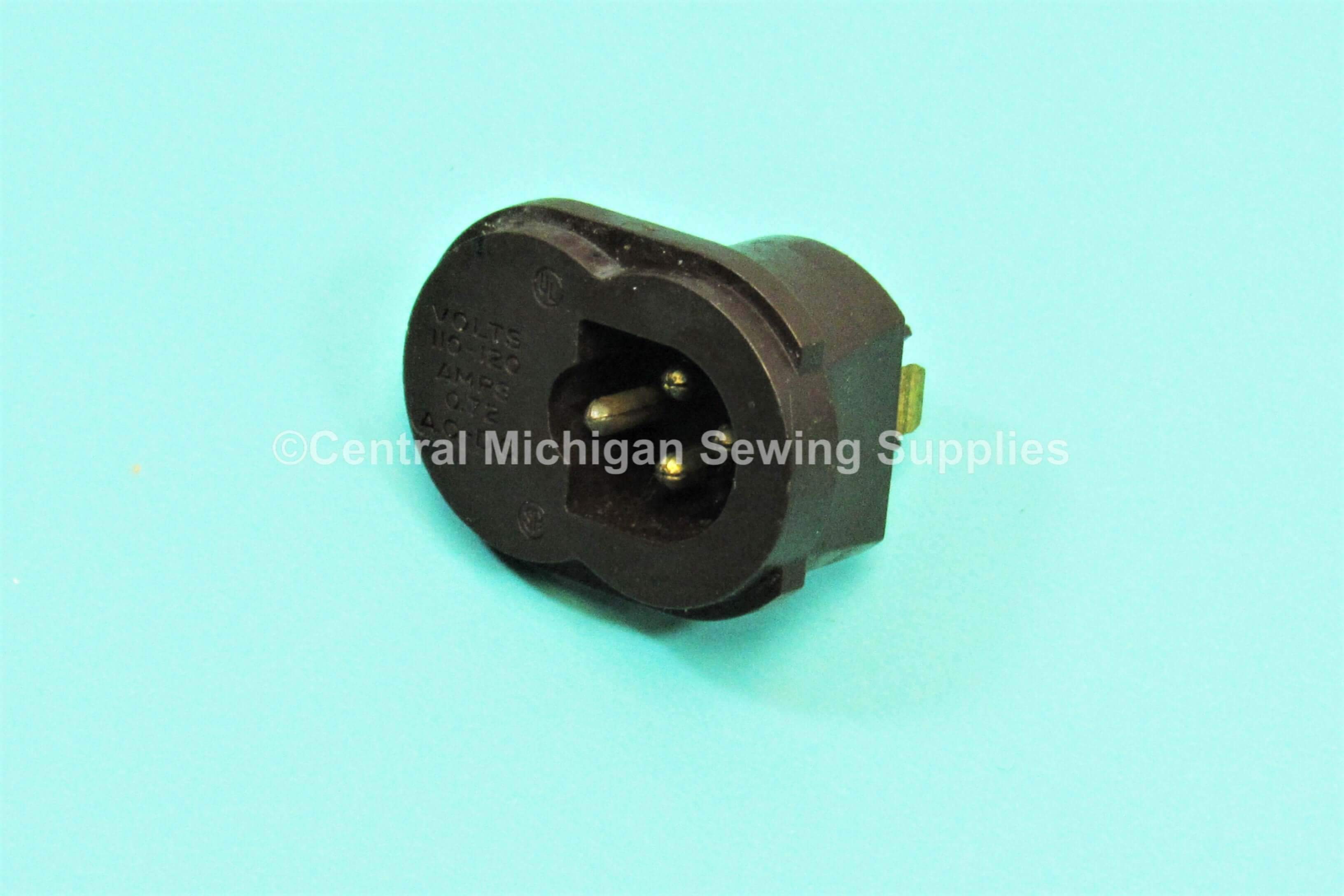 Original Singer Male Plug Receptacle Fits Models 500A, 503A