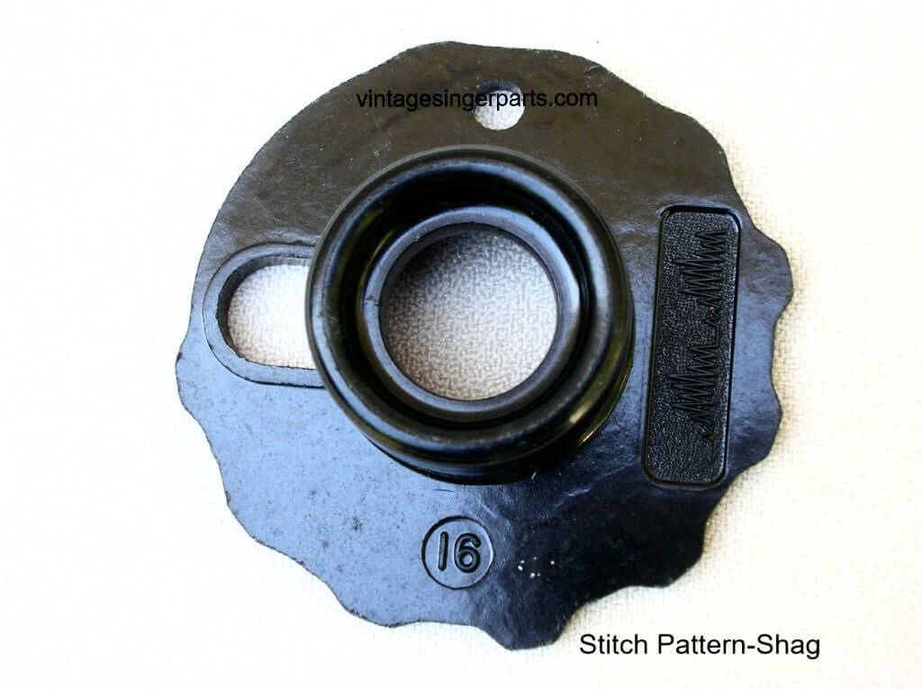 Original Singer Top Hat Cam # 16 Shag 174544 Fits Models 401, 403, 411, 431, 500, 503, 600 series