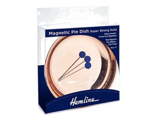 Rose Gold Magnetic Pin Dish 4" - Sewing Organization Tool - Image 2