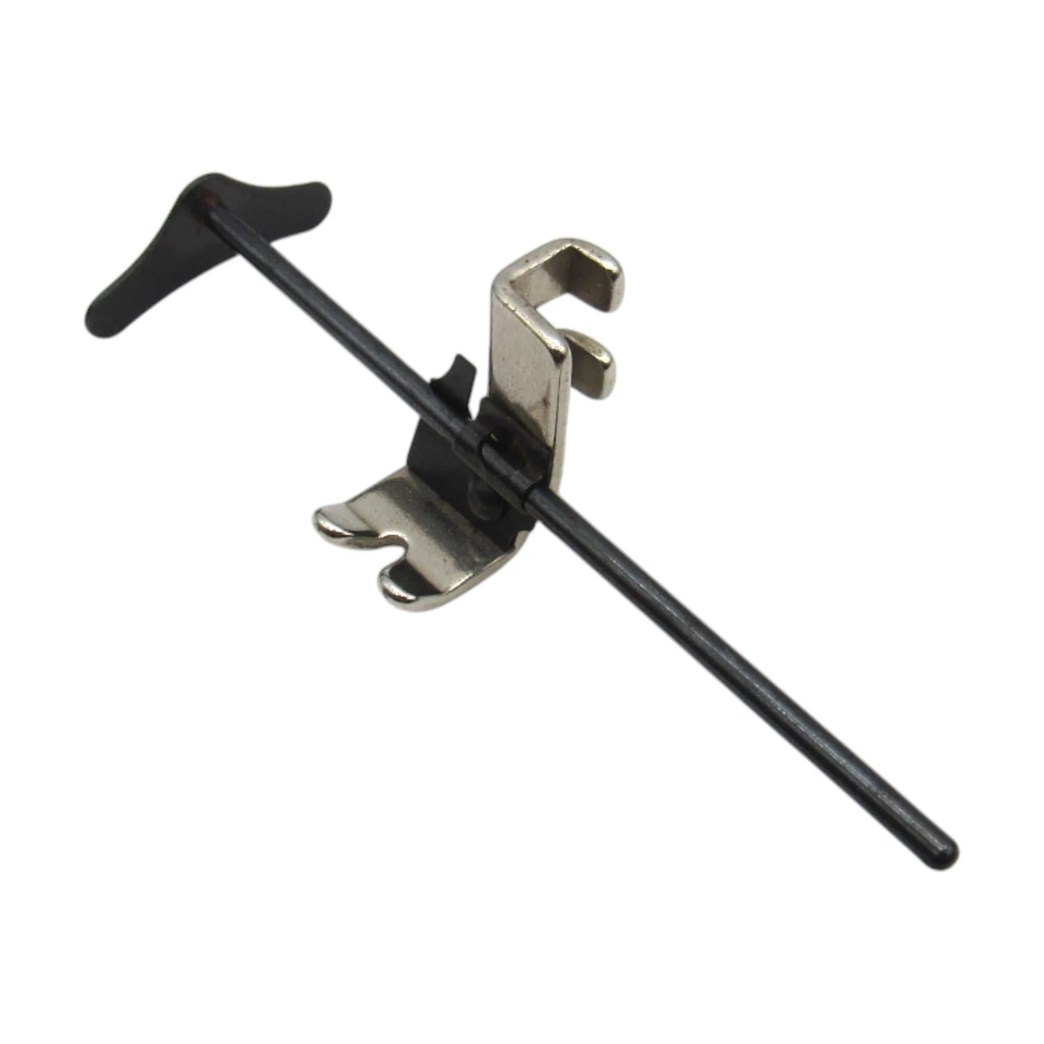 Singer Quilting Foot Low Shank Black Side Guide - Vintage Original Part #35932 - Image 2