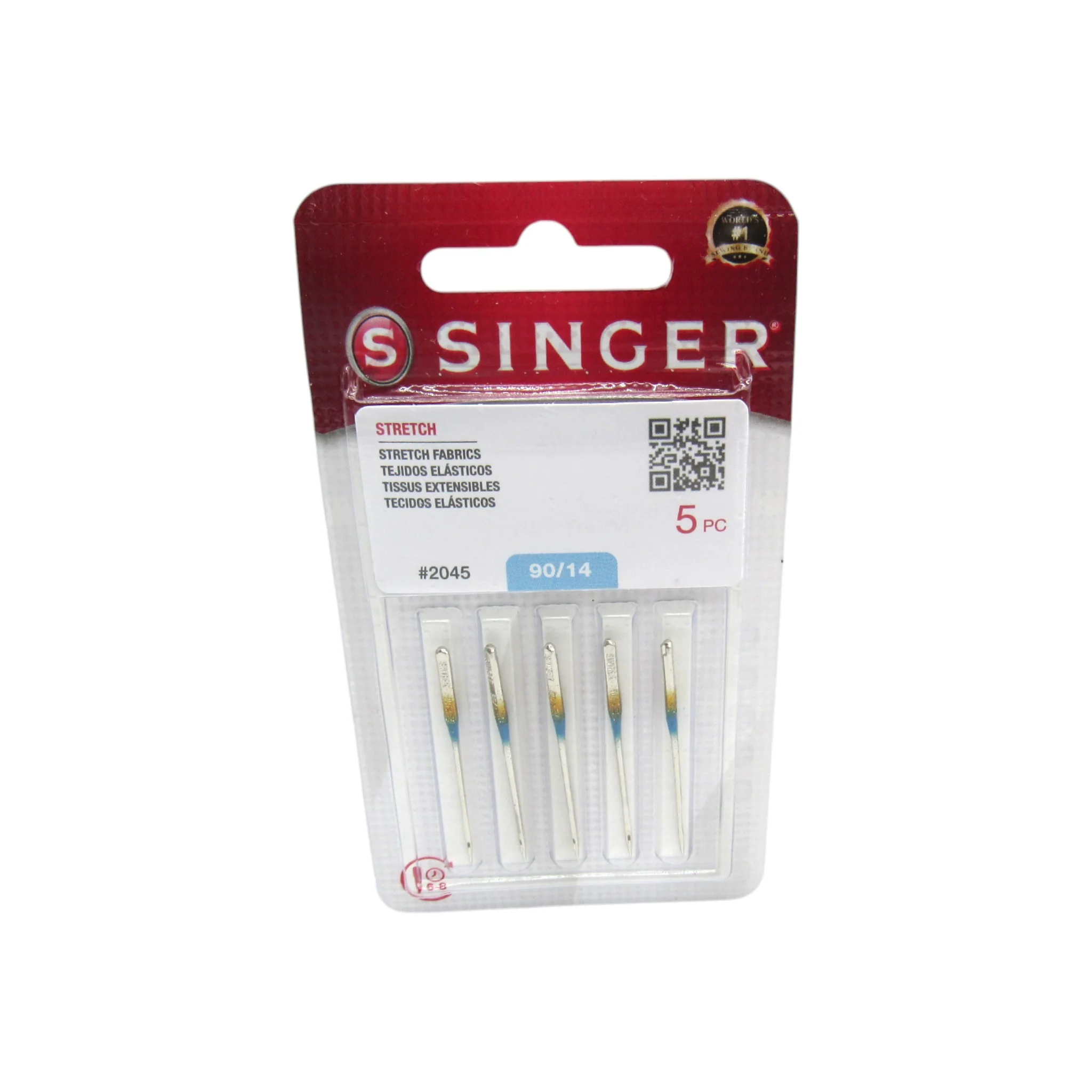 Singer Yellow #2045 Ball Point Needles - Knit Fabric Specialist (Size 12, 14, 16) 5-Pack - Image 5