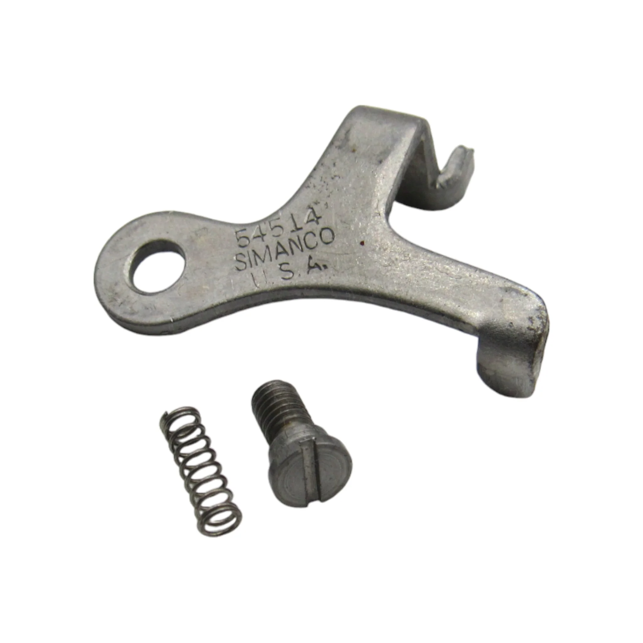 Tension Release Fork & Spring - Fits Singer Sewing Machine Models 28, 128 -Part # 54514 - Image 2