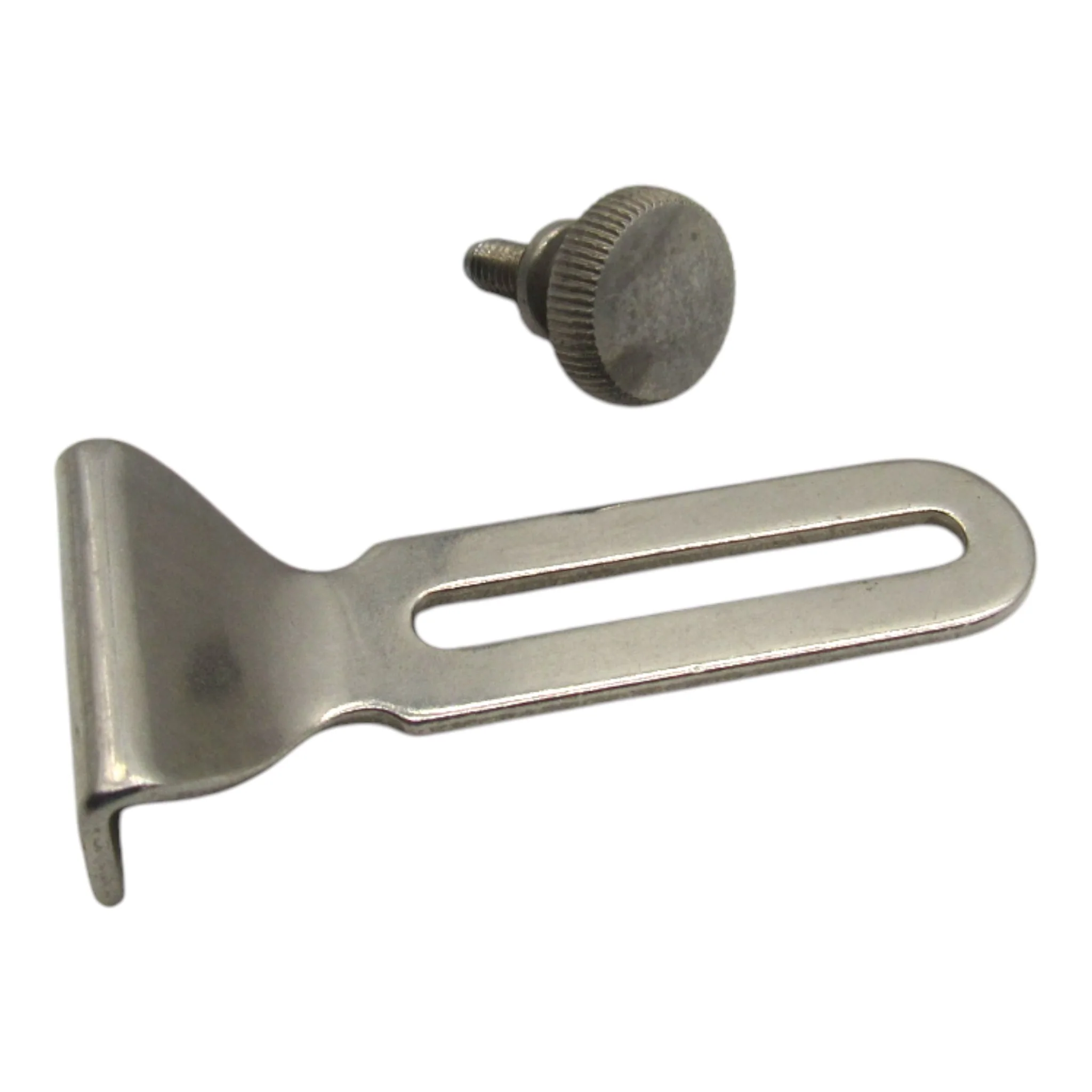 Vintage Original Cloth Guide & Thumb Screw - Singer Part # 25527