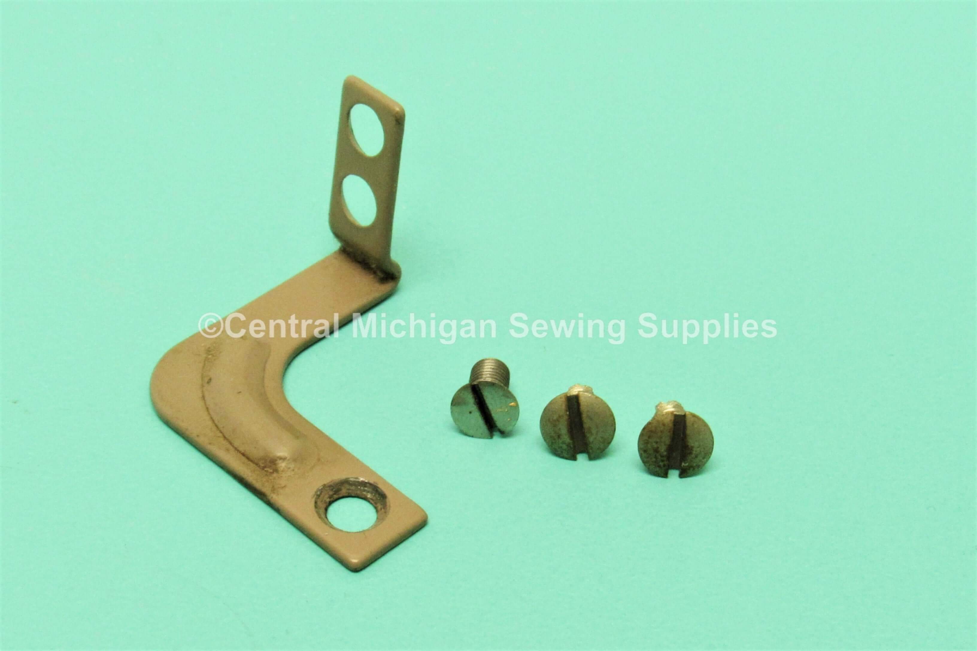 Vintage Original Light Bracket & Mounting Screws Fits Singer Model 306, 306W, 306K