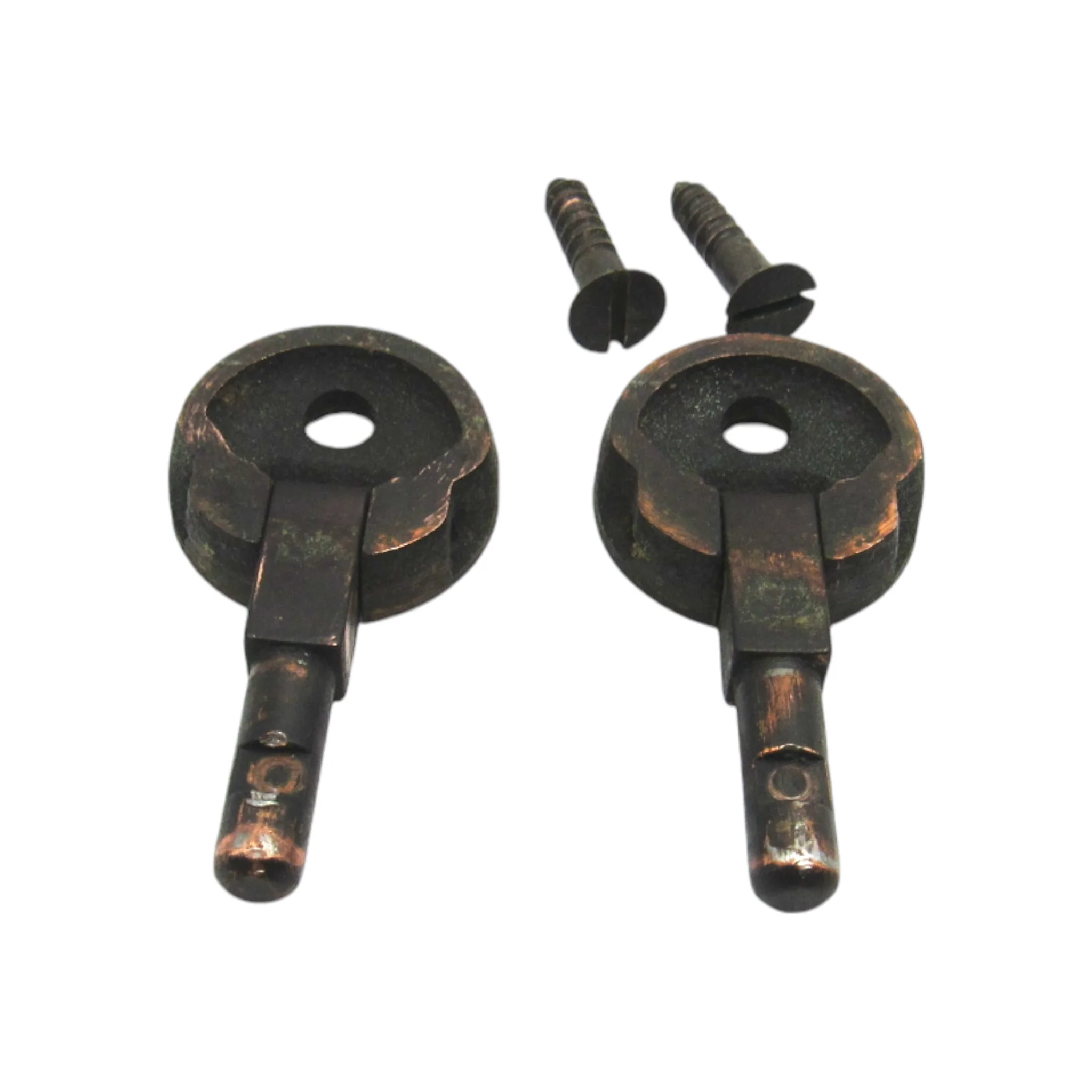 Vintage Singer Cabinet Hinges with Screws - Image 2