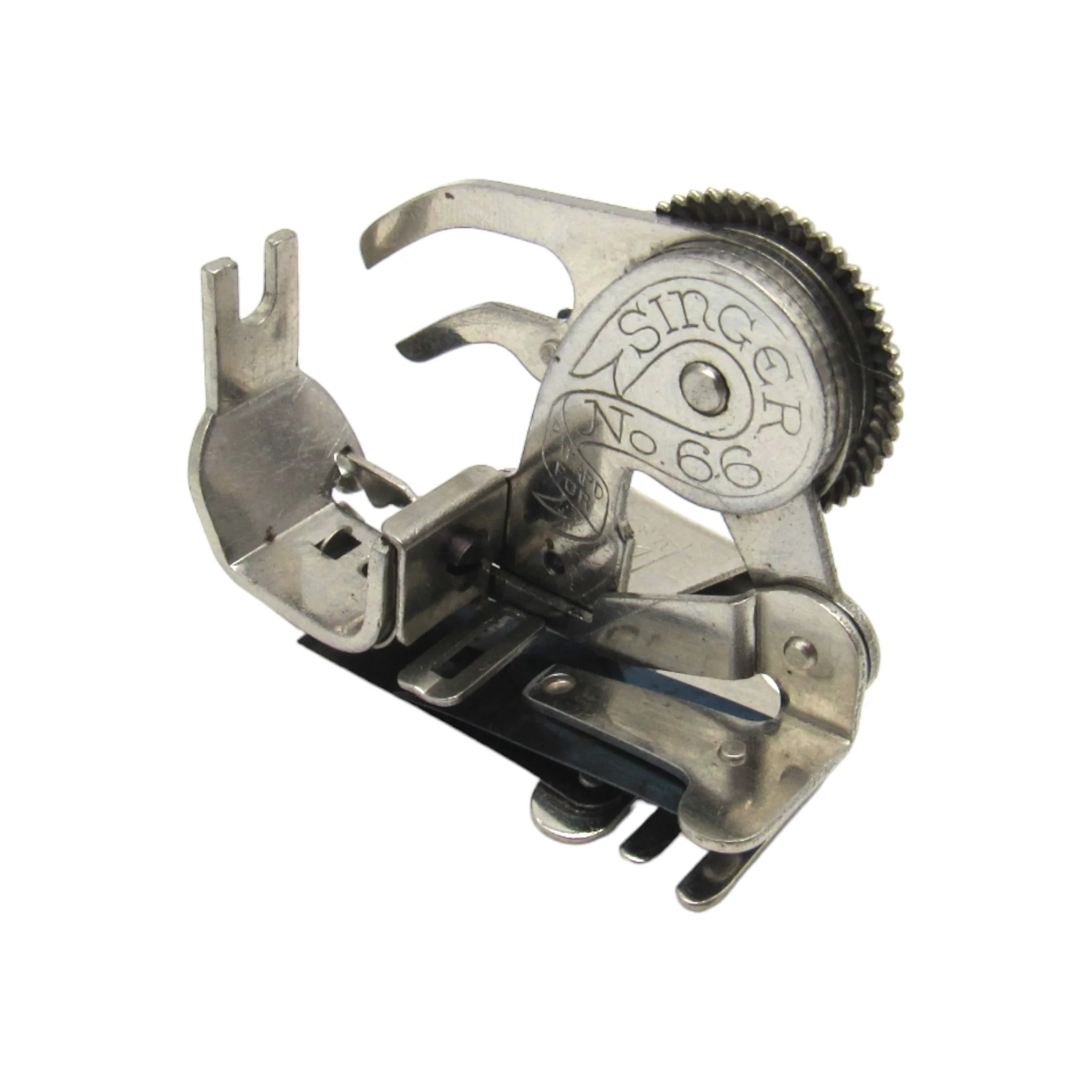 Vintage Singer Sewing Machine Back Clamping Ruffler No. 66 - Fits Model 66-1