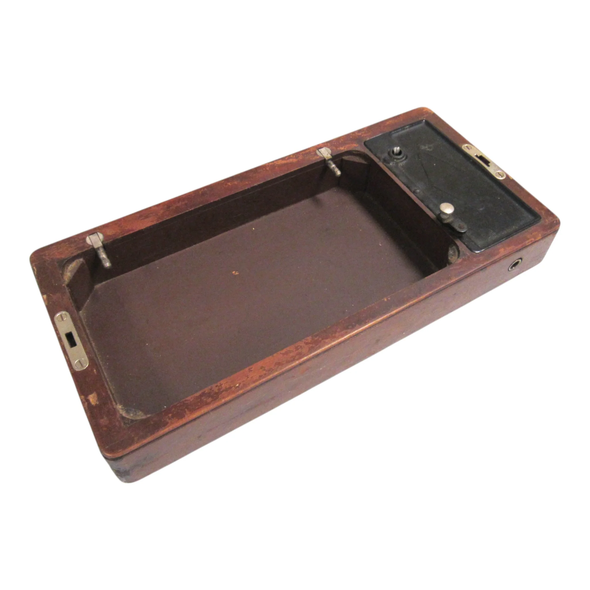 Vintage Singer Sewing Machine Bentwood Case (Fits Model 28, 128) - Image 10