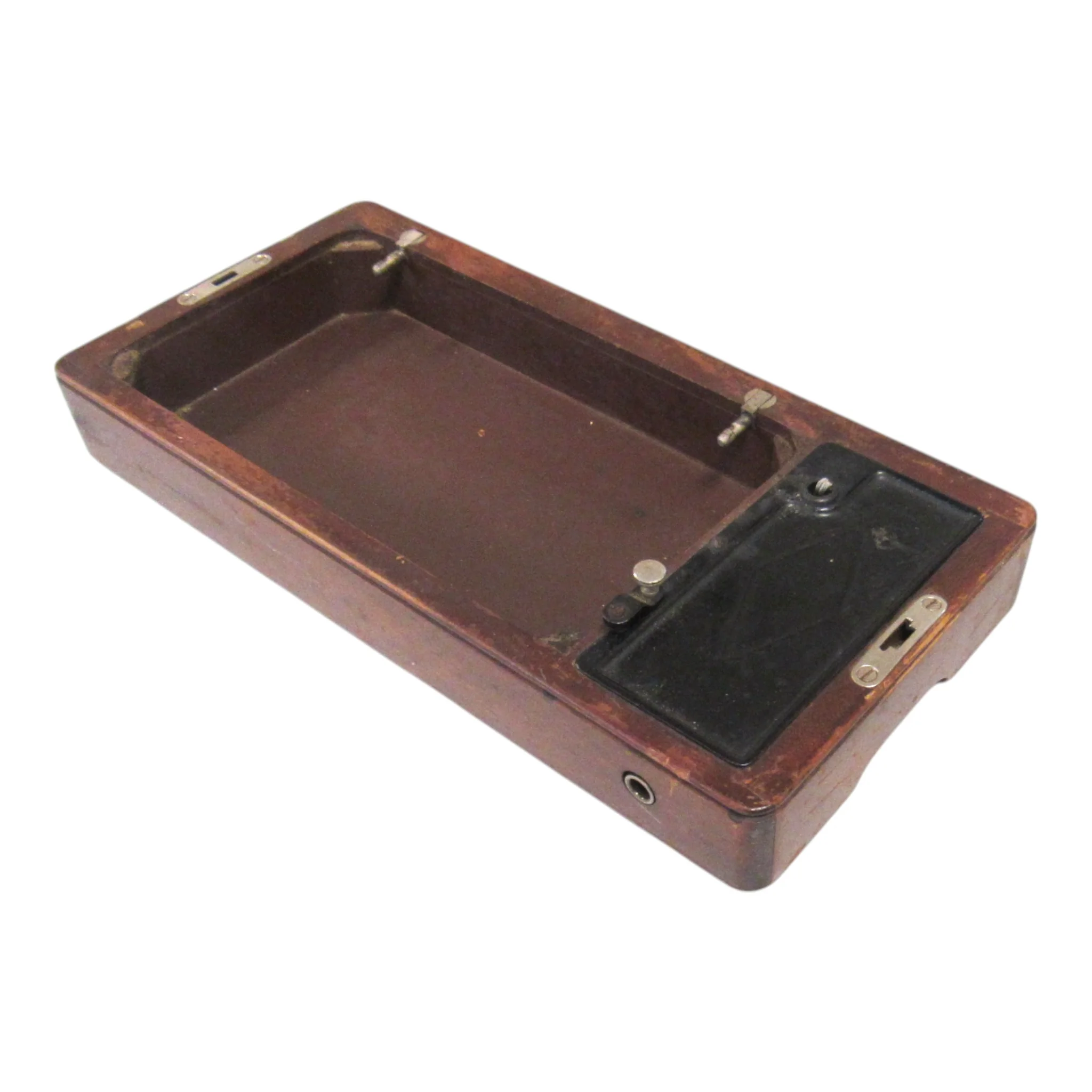 Vintage Singer Sewing Machine Bentwood Case (Fits Model 28, 128) - Image 11