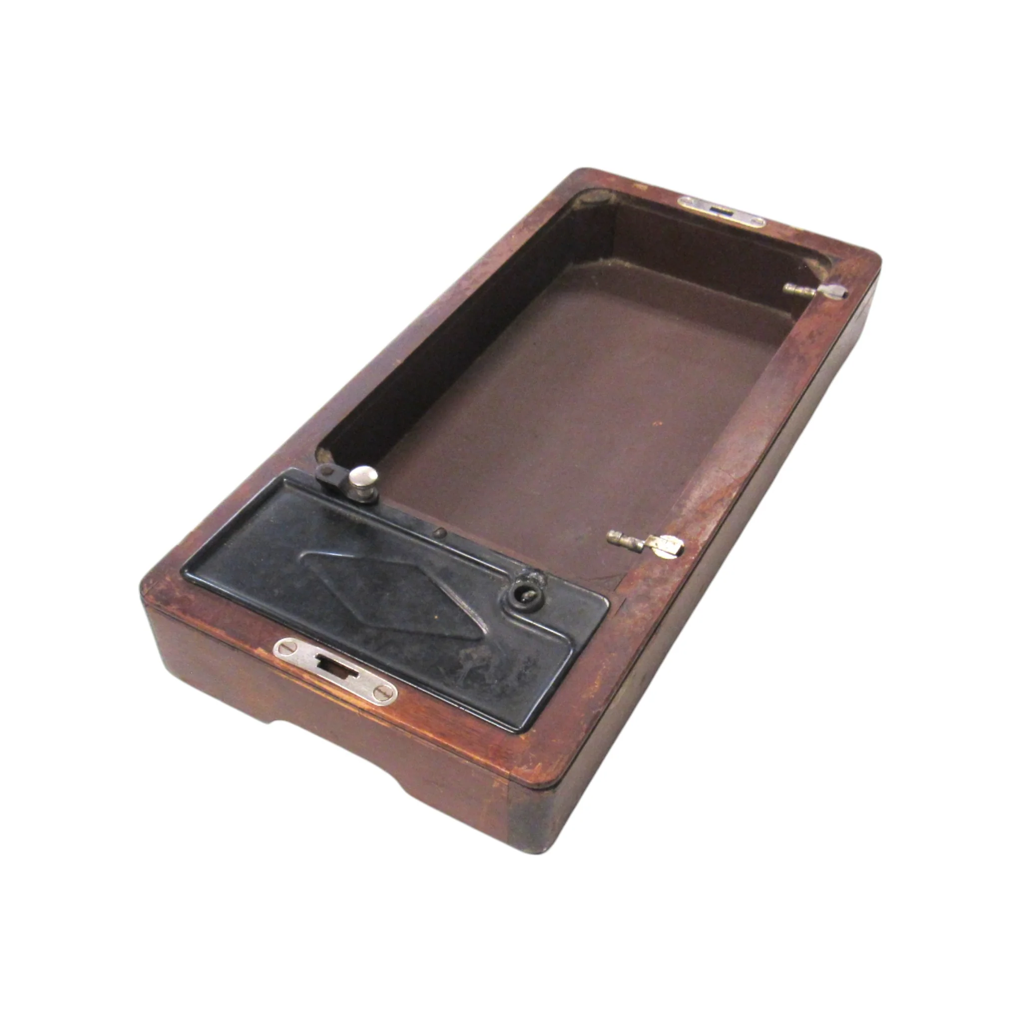 Vintage Singer Sewing Machine Bentwood Case (Fits Model 28, 128) - Image 12