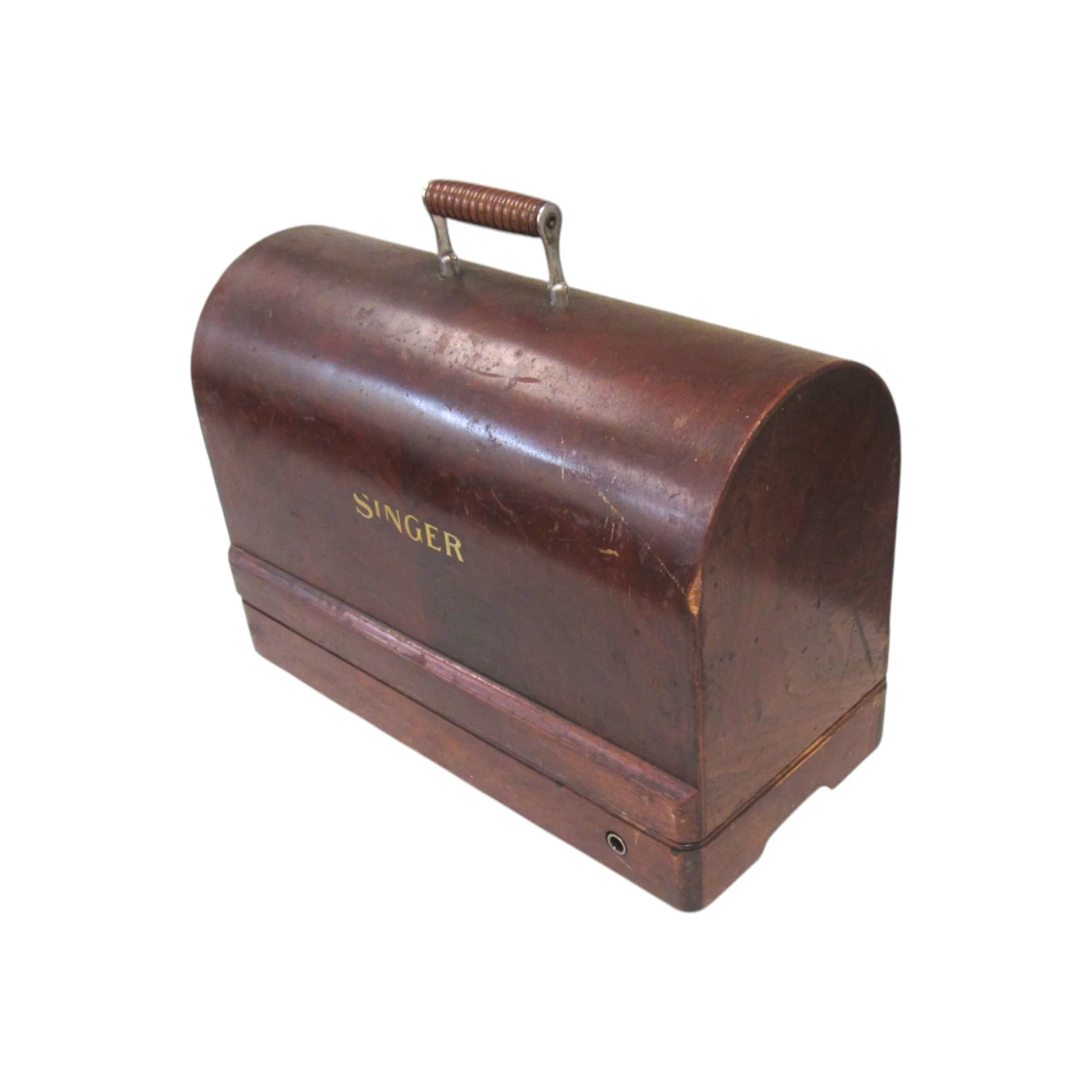Vintage Singer Sewing Machine Bentwood Case (Fits Model 28, 128) - Image 2