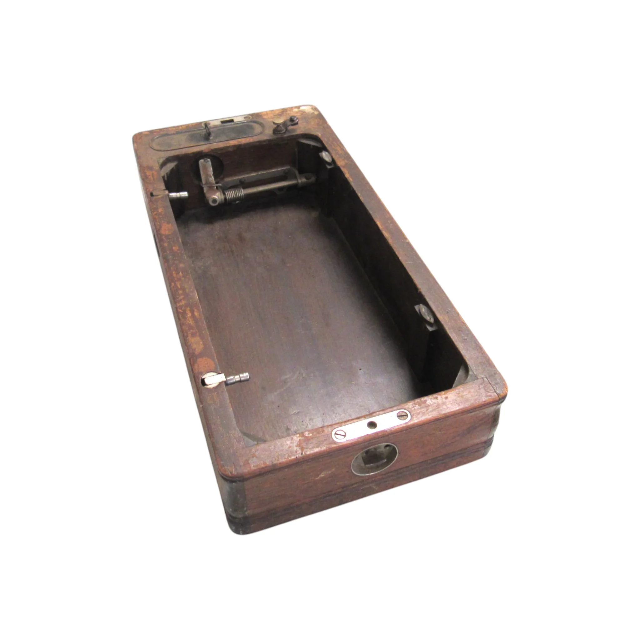 Vintage Wooden Base for Singer Sewing Machine Bentwood Case Model 101 - Image 11
